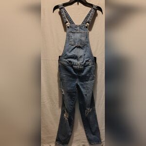 Old Navy Distressed Maternity Bib Overalls Size 0